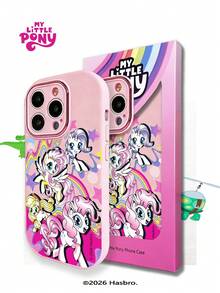 MY LITTLE PONY 官方授权小马宝莉奢华粉色小马图案可爱防震手机壳，兼容 16/16 Pro/16 Plus/16 Pro Max、17/17 Pro/17 Pro Max、15/15 Pro/15 Plus/15 Pro Max、14/14 Plus/14 Pro Max、13/13 Pro/13 Pro Max、12/11/X/XR/XS Max，圣诞节必备可爱智能手机保护套 - 粉色 - 查看 2