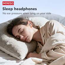 MINISO MS108 AI Smart Earbuds | Translation + Noise Cancellation + Sharing 3-In-1, Buy 1 Get 2, 134 Languages Real-Time Translation, Dual Mic Noise Cancellation High-Definition Calls - Black - View 8