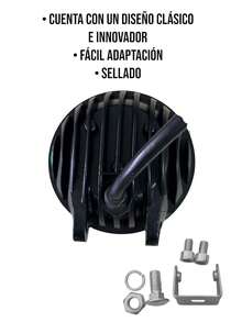 Faro Neblinero Chico De Led Ambar 10/32v 2 Piezas - REDONDO - Ver 4