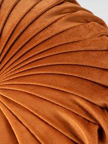 1个现代南瓜图案靠垫，圆形抱枕/座椅垫/腰枕，适用于客厅沙发卧室装饰，多种颜色可选 - 彩色 - 查看 12