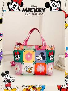 Disney Túi mua sắm/túi đựng kẹo hình chuột Mickey chính hãng, dung tích lớn, có thể gấp gọn, túi đeo vai dây rút, nhẹ. Nhiều mẫu mã để lựa chọn. Phù hợp cho sinh viên đại học/nữ sinh/thiếu nữ. Hoàn hảo cho sử dụng hàng ngày/mua sắm. - Nhiều màu - Xem 7