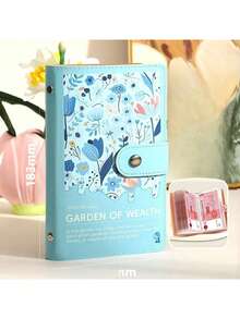 1本风水花园钱币收藏册（PVC封面+PP内页），双面50页，可收纳100枚古币 - 多色 - 查看 3