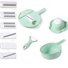 12-In-1 Multi-Functional Vegetable Chopper, Suitable For Carrots, Potatoes, Radishes - Manual Slicing, Shredding, Grating - Essential Kitchen Tool - Multicolor - View 5