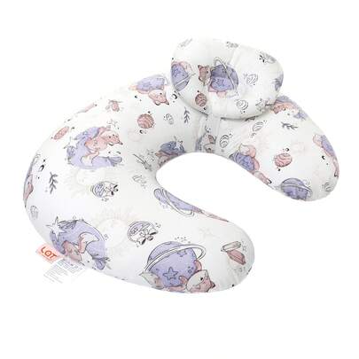 U-Shaped Nursing Pillow, Baby Sitting Support Pillow, Maternity Pillow, Fox Planet