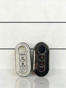 Fashion Keychain Protective Case, Made Of Soft TPU Material, Provides Comprehensive Protection For Fiat 500 Keys. Bravo Car Key Remote Control Protection Box, Universal Key Case