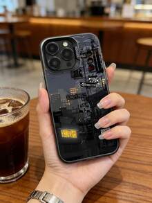 这款时尚都市夜景图案全屏印花手机壳，采用高品质简约防摔、防尘、防水保护设计，兼容 13/16/17/15/14/13/12/11/Pro/Pro Max/X/XR/XS/XS Max/7/8/Plus。 - 彩色 - 查看 2