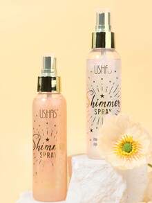 USHAS 液体定妆高光喷雾，细腻珠光提亮，面部及身体均可使用，24小时持久闪耀，速干不粘腻，适合派对、婚礼、音乐节妆容 - #02 - 查看 7