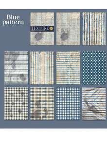 30 tờ/gói Giấy chất liệu vân cổ điển Giấy scrapbooking dùng cho sổ nhật ký, giấy thủ công trang trí cho sổ lưu niệm 10 mẫu thiết kế - Nhiều màu - Xem 14