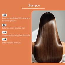 100毫升椰子香草洗发水 - 天然滋养洗发水，适合所有发质 - 彩色 - 查看 4