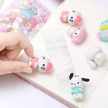 SANRIO Hộp 10 cục tẩy hoạt hình ngẫu nhiên, hộp quà văn phòng phẩm bất ngờ sáng tạo - Thích hợp sử dụng ở trường học, văn phòng và nhà, quà tặng lý tưởng cho các bữa tiệc ngày lễ (Kiểu dáng ngẫu nhiên) - Nhiều màu - Xem 2