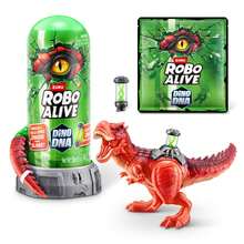 ZURU Robo Alive Dino DNA, świecąca zabawka w kształcie dinozaura z miękkim śluzem i zasilaniem bateryjnym, zaskakujący prezent dla dzieci po rozpakowaniu (losowy) - Wielokolorowy (styl losowy) - Zobacz 4