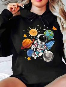 Men Outdoor Hoodies & Sweatshirts - Black - View 1