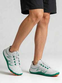 Unisex Breathable Water Shoes, Suitable For Indoor Fitness, Weightlifting, Yoga And Outdoor Sports, Swimming, Surfing And Hiking - Durable Rubber Sole, Lace-Up Closure, All Season, Beach Shoes - Grey - View 9