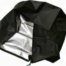 厨房必备！空气炸锅防尘罩，防水、防油、易清洁，时尚收纳，兼具保护功能。 - 黑色 - 查看 2