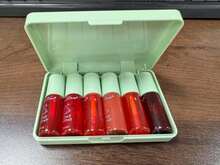 Eakroo 6 Colors Watermelon Lip Stain Set, Korean Velvet Watery Lip Tint Moisturizing Mini Liquid Lip Gloss, Lipstick For Women, Blush For Cheeks, Cute Stuff, Long-Lasting, Vivid Color, High Pigment - MàuB - Xem 8