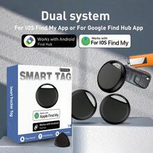 RSH 3pcs Dual System Tracking Tags, Compatible With Android And IOS, Precise Locating Key Finder Tracking Device, Smart Tracking Tag, Suitable For Luggage, Wallet, Bags - Compatible With IOS "Find My" And "Find Center" Tracking Locator - Multicolor - View 13