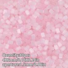 80/95颗彩色玻璃珠，珠宝制作DIY手工串珠，散珠配件，服装辅料 - diy - 查看 32