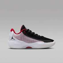 Nike Unisex Youth Cushioned Shock-Absorbing Basketball Sneakers - Black/White/Red - View 1