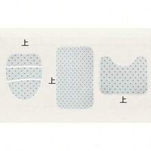 1件/3件/4件海洋生物海豚浴帘套装，马桶座垫浴室地垫套装，简约水晶海豚印花浴帘，完美适用于浴室装饰、通用房间装饰、家居装饰套装、浴室配件浴帘马桶边地垫浴帘套装