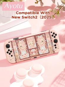 Ayotu 1pc Tarot Theme Compatible With Switch2/Switch NS/Switch OLED/Switch LITE Gaming Console Protective Case, New Generation, Stars & Sun & Moon Pattern, TPU Soft Shell, Universal Gamepad Protective Cover, Switch Controller Protective Case, Switch Gaming Accessories, Anti-Drop, Anti-Slip, Scratch-Resistant, Stylish