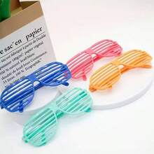 12 pezzi Occhiali stile veneziano in colori al neon; adatti come riempitivo per borse regalo da festa, aggiungendo divertimento e creatività; ideali per feste notturne, decorazioni per compleanni, raduni e festival musicali, nonché accessori da spiaggia. - Multicolore - Visualizzare 3