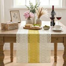 ¡RecomendadoArtoid Mode Camino de Mesa Rústico Amarillo de Granja, Decoración de Mesa de Cocina y Comedor de Temporada Festiva Hueca para Decoración de Fiesta en Casa 12x72 Pulgadas¡Top de Temporada - Rosa 1 - Ver 2