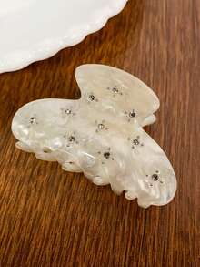 1pc/5pcs Geometric Pattern Casual EVA (Ethylene-Vinyl Acetate Copolymer) 2026 New Half-Round Beach, Travel, Party, Vacation, Back To School Sweet Hair Claw Clip Hair Accessory - Multicolor - View 13