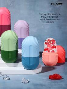 Reusable Ice Roller Beauty Tool, Face Ice Massage Mold, Facial Skin Care Massager, Helps Shape And Enhance Your Skin - Khaki - View 4