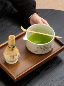 1 pieza/2 piezas/3 piezas/4 piezas Juego de tazón de matcha japonés, combo de utensilios de matcha de alta calidad (incluye tazón de matcha, batidor, soporte, cuchara de bambú) - Perfecto para hacer latte de matcha, regalo ideal para amantes del matcha y principiantes - Multicolor - Ver 9