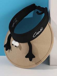 Kids' Sun Protection Open Top Hat, Cute Sun Hat, Cartoon Sun Hat, Baby Hat, Unisex Straw Hat For Summer - Hat - View 7