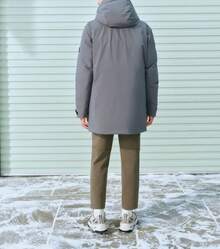 Nike Men's New Warm Mid-Length Hooded Down Jacket