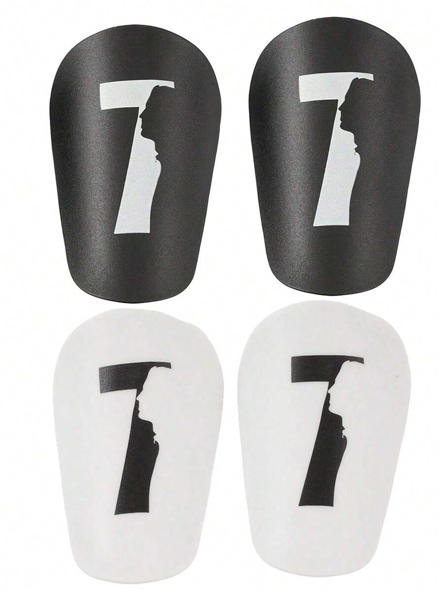 1双迷你专业足球训练护腿板，轻便小巧的防护装备