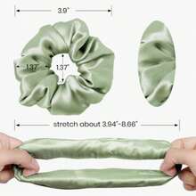 4/8/12pcs Bridesmaid Gift Headbands, Silk Headbands Accessories For Bridesmaid Proposal, Bachelorette Party Favors, Wedding Hair Accessories, Bridal Shower Gifts, Bride Wedding Memento Party Favors (Damage-Free Design, Romantic Gift Box Filler, Suitable For Bridal Party, DIY Bridal Memento) - Green - View 4