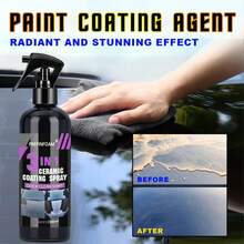 3 In 1 Car Ceramic Nano Coating Liquid Coatin Nano Crystal Hydrophobic Layer Polishing Paint Coating Agent Polish Nanos Coatings NO. HGKJ P1,CAR GIFT