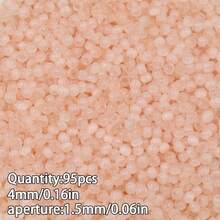 80/95颗彩色玻璃珠，珠宝制作DIY手工串珠，散珠配件，服装辅料 - diy - 查看 37