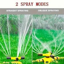 1PC Lawn Automatic Rotating Sprinkler, 360°Rotating Sprinkler/Sprinkler, 3 Manual Adjustable Rotating Arms Can Be Combined At Multiple Angles, Large Area Coverage For Garden Courtyard, Lawn Gardening Automatic Irrigation, Roof Cooling, Etc - Automatic Rotating Sprinkler - View 4