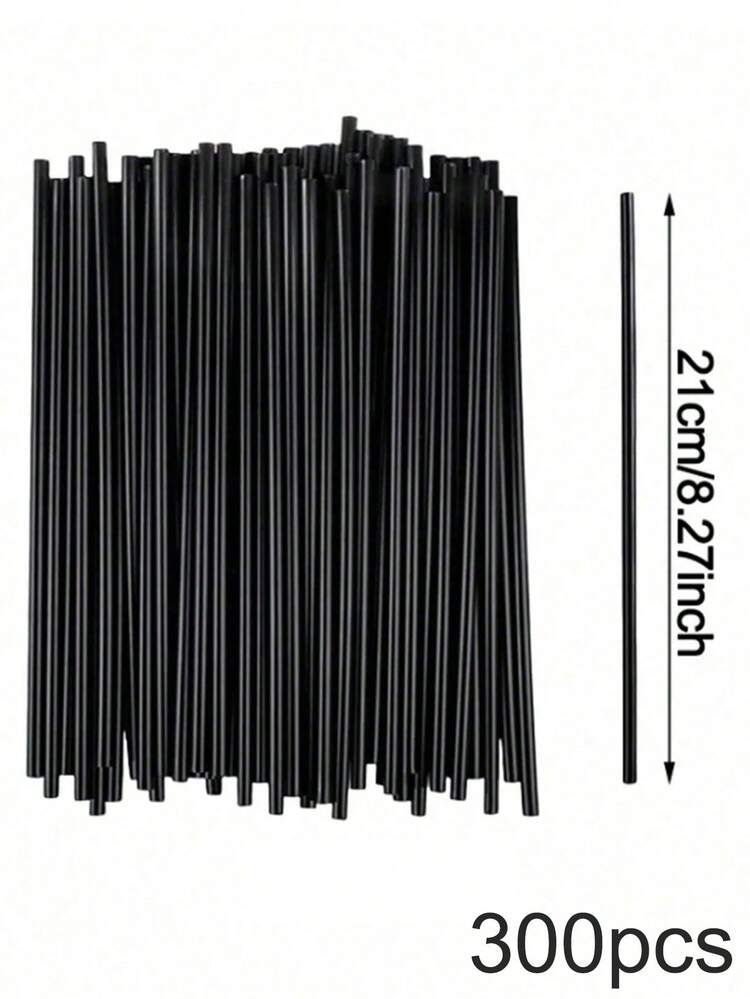 Plastsugrör för kaffe/dryck, lämpliga för bubbelte, sojamjölk, juice, kaffe, cocktails, smoothies, milkshakes och kalla drycker, perfekta för Hawaii-fester, bröllop, födelsedagar, pooler, sommar, stränder och hemmabruk. - Multifärgad - Visa 15