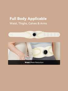 Waist & Abdomen Massage Belt, Fitness EMS Pulse Microcurrent Heating Compression Massage Belt, 8 Mode Settings And 16-Level EMS Intensity Heating Belt, 2-In-1 Full Body Shaping Therapy, Wireless Full Body Waist Slimming Smart Electric Abdominal Massager, For Weight Loss And Fat Burning EMS Massage - Multicolor - View 11