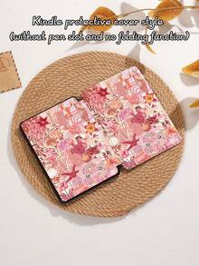 Red Ocean Element Collage Pattern Tablet Protective Case, Compatible With IPad 9.7/10.2/10.5/10.9/12.9/Pro 11, 10th Generation, Compatible With Samsung Galaxy Tab S6 Lite 10.4-Inch, Compatible With Kindle Paperwhite 12th Gen 2024, Kindle (11th Generation) 2022 Release, Soft Fall Protection, Smart Stand/Automatic Wake-Up/Sleep - Multicolor - View 10