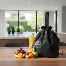 TendenciaLonchera Bolsa Almuerzo Térmic/aislamiento Frio Y CalorCalidad premium - Negro - Ver 4