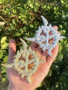 DUBSS 1 Piece Iced Out Necklace Pendant For Men 5A Cubic Zirconia Plated Hip Hop Jewelry - Flower Pendant - View 9