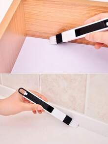 1个窗户清洁刷，屏幕清洁工具，键盘缝隙小刷，带簸箕的玻璃缝隙刷 - 彩色 - 查看 9