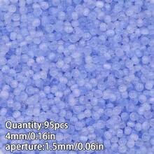 80/95颗彩色玻璃珠，珠宝制作DIY手工串珠，散珠配件，服装辅料 - diy - 查看 31