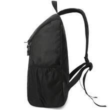 Hiking Backpack, 20L Packable Daypack For Men Women, Nylon With Adjustable Straps, Lightweight Waterproof Outdoor Camping Travel, Black - 黑色 - 查看 4
