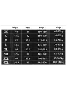 Men's Summer Starry Sky Pattern Sports Short Drawstring Waist Basketball Shorts Pants Casual Sports Shorts - Black - View 3