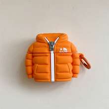 Wireless Bluetooth Earphone Case, Silicone Material Compatible With Apple Earphone 1 2 3 4 Pro Pro2 Pro3, Interesting Down Jacket Design, Apple Earphone Charging Case Anti-Drop Cover - Multicolor - View 19