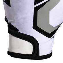 Guantes Antideslizantes para Fútbol Americano, Guantes Deportivos Transpirables con Dedos Completos para Béisbol, Guantes Futbol Americano, Guantes de Receptor para Futbol Americano, Ultra Grip, No Slip, para JóVenes y Adultos, Guantes Receptor Futbol Americano para Fútbol Americano, ​​Sóftbol, Béisbol - Gris - Ver 8