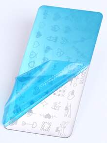 1 khuôn dập móng hình trái tim, khuôn dập móng nghệ thuật kiểu Y2K hình trái tim và đường nét ngọn lửa, phụ kiện dụng cụ dập móng DIY, đồ dùng làm móng nghệ thuật - Bạc - Xem 7