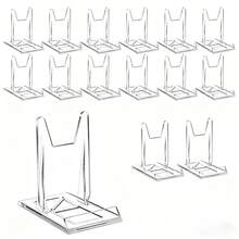 10 Giá Trưng Bày Acrylic Điều Chỉnh Được - Đế Chắc Chắn, Làm Từ Chất Liệu PMMA Bền Chắc, Lý Tưởng Cho Gia Đình, Văn Phòng, Trang Trí Tiệc và Sử Dụng Tại Cửa Hàng. Giá Trưng Bày Sách, Trang Trí Tiệc, Thẩm Mỹ Hiện Đại, Thiết Kế Thời Trang, Cấu Trúc Chắc Chắn. - Trong sáng - Xem 10