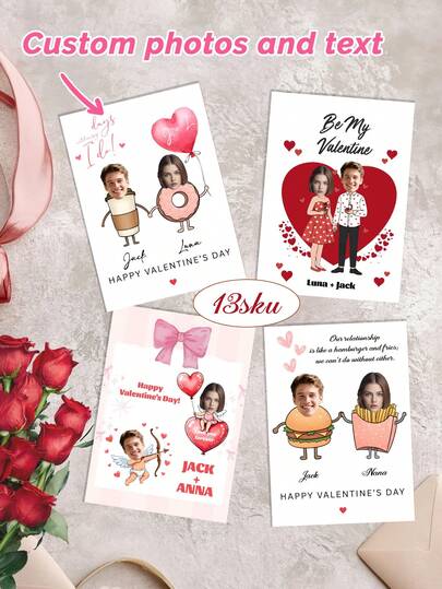 1/3 tấm thiệp Valentine, có thể tùy chỉnh ảnh và văn bản, thiệp Valentine in được, thiệp Valentine cho anh ấy, cho cô ấy, thiệp Valentine cho chồng, vợ, thiệp "Anh yêu em", thiệp Valentine "Em nắm giữ chìa khóa trái tim anh", thiệp Valentine cho trường học, giáo viên, trao đổi trong lớp học, thiệp Valentine cho trẻ em.